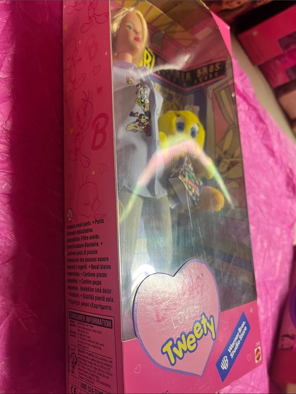 1998 Special Edition Barbie Loves Tweety Doll Warner Bros. (Model 21632) NRFB